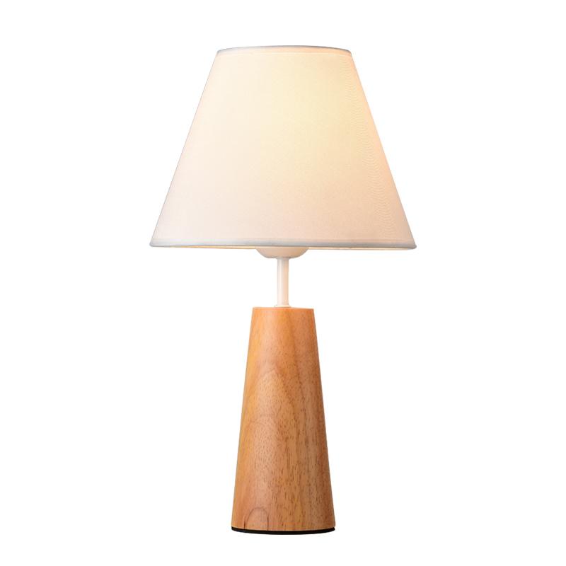 Indiana - Holzsockel-Tischlampe